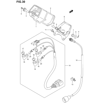 SPEEDOMETER (MODEL K3/K4)