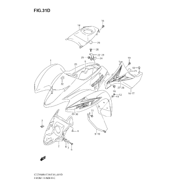 FRONT FENDER (MODEL K8)