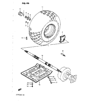 RIGHT REAR WHEEL-UNDER GUARD