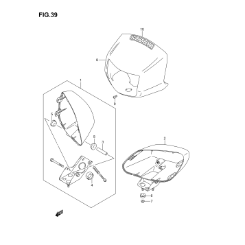 HEADLAMP HOUSING (MODEL K4/K5/K6)