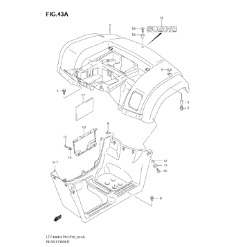 REAR FENDER (MODEL K4/K5/K6/K7)