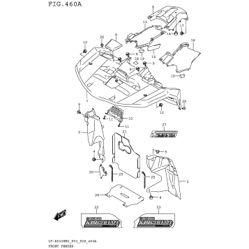 FRONT FENDER (LT-A500XM2 P03)