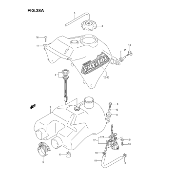 FUEL TANK (MODEL K4/K5/K6)