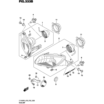 HEADLAMP (LT-F400FL9 P28)
