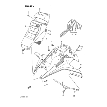 FRONT FENDER (MODEL M/N)