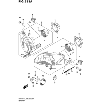 HEADLAMP (LT-A400FL7 P28)