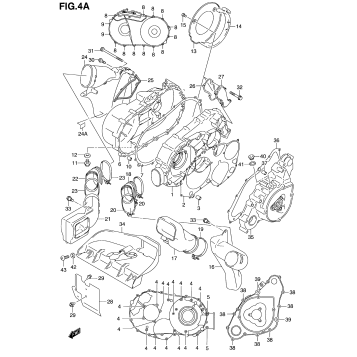 CRANKCASE COVER (MODEL K1)
