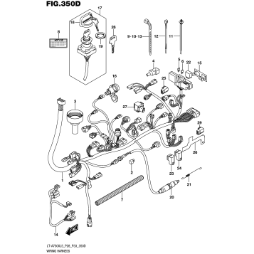 WIRING HARNESS (LT-A750XZL5 P33)