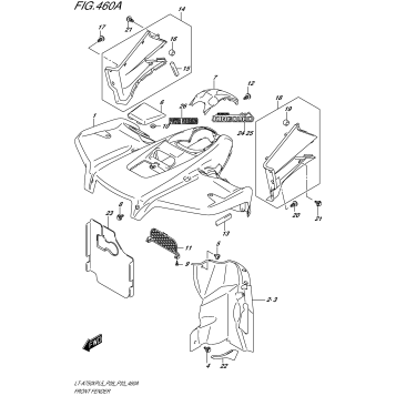 FRONT FENDER (LT-A750XPL5 P28)