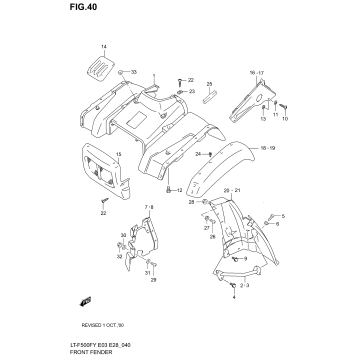 FRONT FENDER (MODEL W)