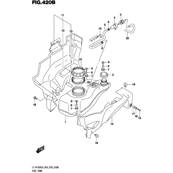 FUEL TANK (LT-A750XL9 P28)