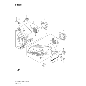 HEADLAMP (LT-F400FL3 P33)