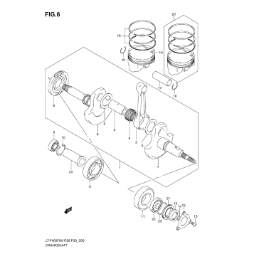 CRANKSHAFT (LT-F400FK8/FK9/FUL0)