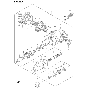 FINAL BEVEL GEAR (REAR)(MODEL K4/K5)