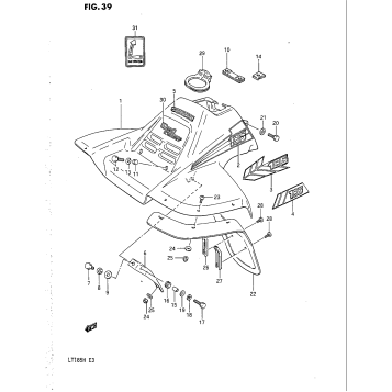 FRONT FENDER (MODEL F/G/H)
