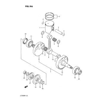 CRANKSHAFT (MODEL J/K/L/M/N)