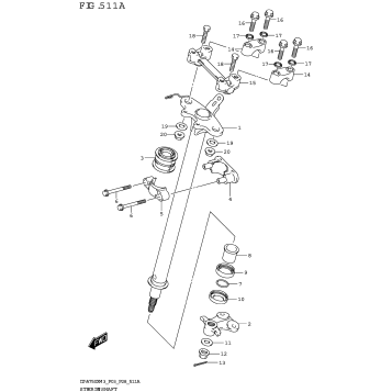 STEERING SHAFT (LT-A750X)