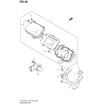 SPEEDOMETER (LT-A400FZL4 P33)