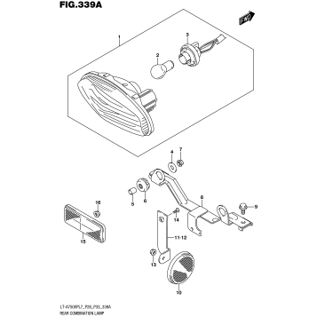 REAR COMBINATION LAMP (LT-A750XPL7 P28)