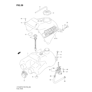 FUEL TANK (MODEL K3)