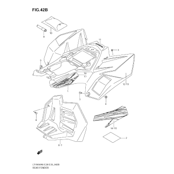 REAR FENDER (MODEL K9)