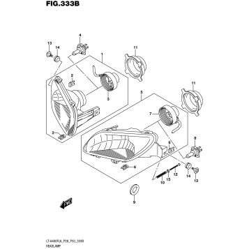 HEADLAMP (LT-A400FL6 P33)