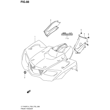 FRONT FENDER (LT-F400FL4 P33)