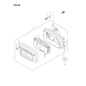 SPEEDOMETER (%F.NO.5SAAP41A 67110000)