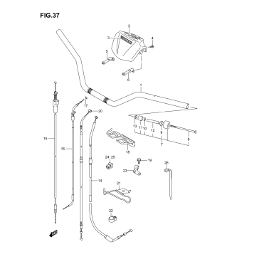 HANDLEBAR (MODEL K3/K4)
