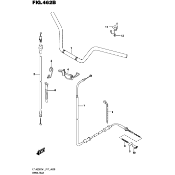 HANDLEBAR (LT-A500XPM1 P17)
