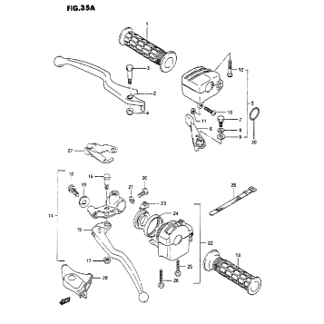 HANDLE SWITCH (MODEL M/N/P/R/S/T)