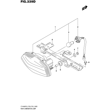 REAR COMBINATION LAMP (LT-A400FZL5 P33)