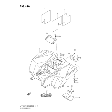 REAR FENDER (LT-F400FL0)
