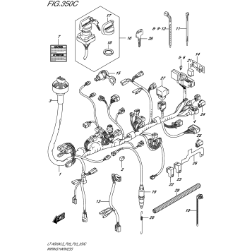 WIRING HARNESS (LT-A500XZL5 P28)