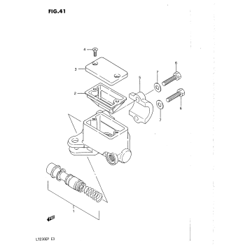 FRONT MASTER CYLINDER (MODEL H/J/K/L)