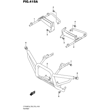 FOOTREST (LT-F400FL6 P28)