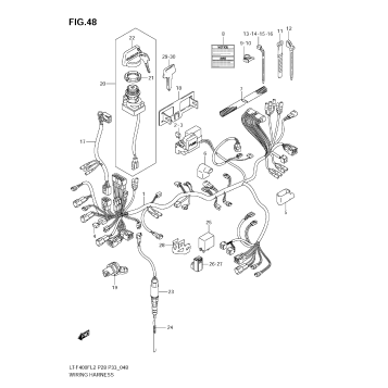 WIRING HARNESS (LT-F400FZ E28)