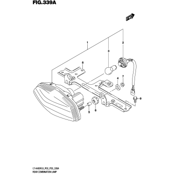 REAR COMBINATION LAMP (LT-A400FL9 P03)