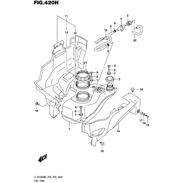 FUEL TANK (LT-A750XPZM0 P28)