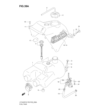 FUEL TANK (MODEL K4)