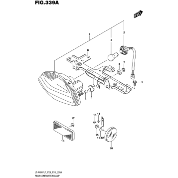 REAR COMBINATION LAMP (LT-A400FL7 P28)