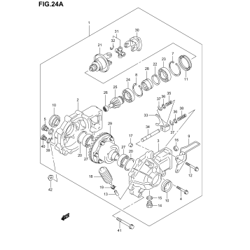 FINAL BEVEL GEAR (FRONT)(F.NO.5SAAK46K3X102001%)