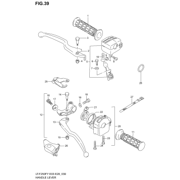 HANDLE LEVER (MODEL X/Y/K1)