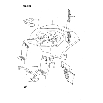 REAR FENDER (MODEL M/N/P/R/S)