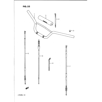 HANDLEBAR - CONTROL CABLE
