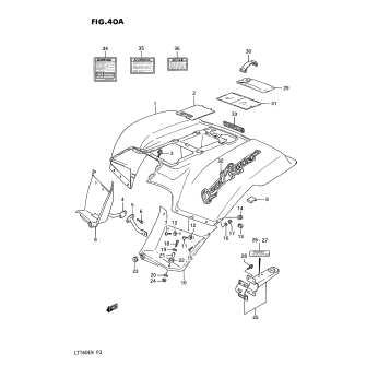 REAR FENDER (MODEL L)