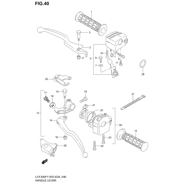 HANDLE LEVER (MODEL X/Y/K1)