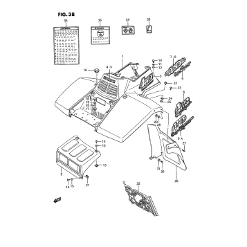 FRONT FENDER (MODEL H/J/K/L)