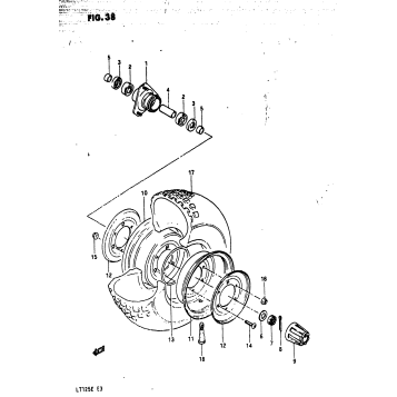 FRONT WHEEL (MODEL E)