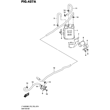 EVAP SYSTEM (LT-A500XM0 P33)